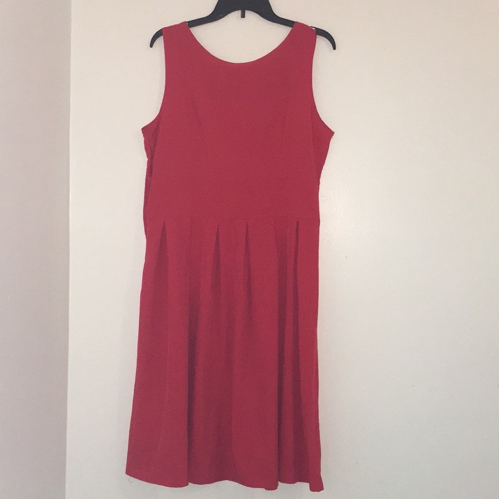 Lady in red
